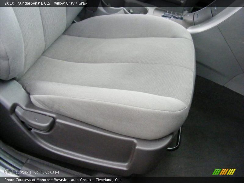 Willow Gray / Gray 2010 Hyundai Sonata GLS