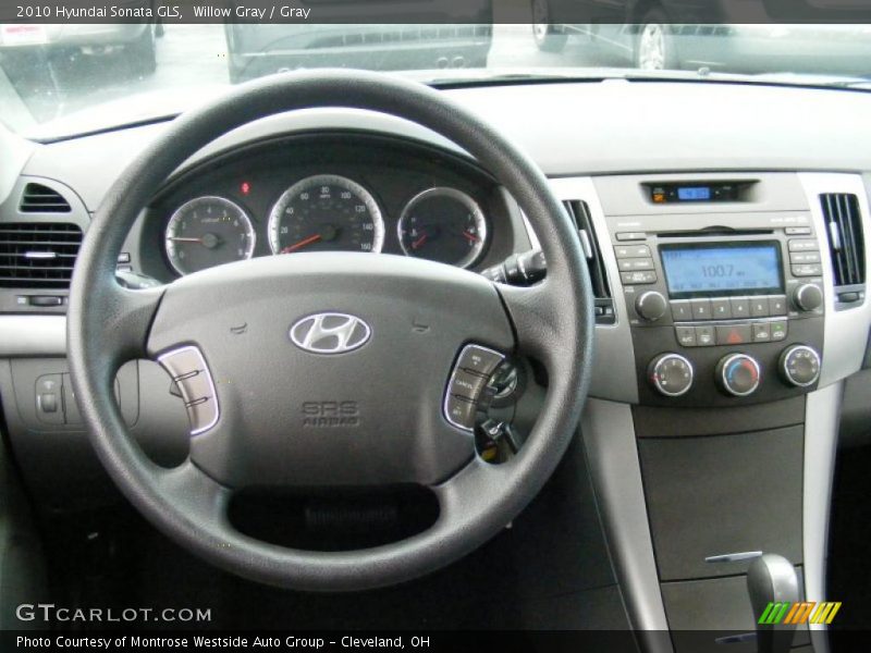 Willow Gray / Gray 2010 Hyundai Sonata GLS