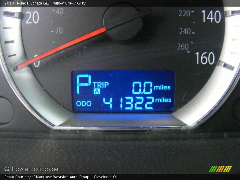 Willow Gray / Gray 2010 Hyundai Sonata GLS