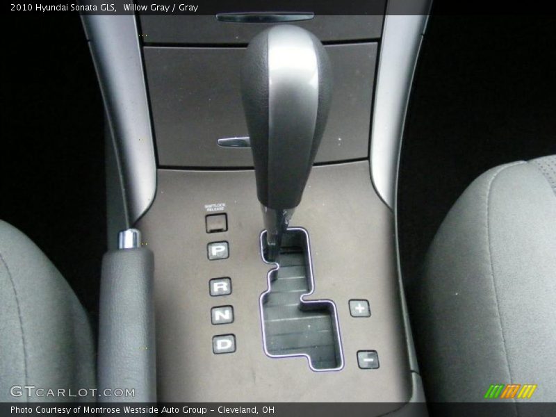 Willow Gray / Gray 2010 Hyundai Sonata GLS