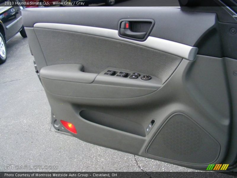 Willow Gray / Gray 2010 Hyundai Sonata GLS
