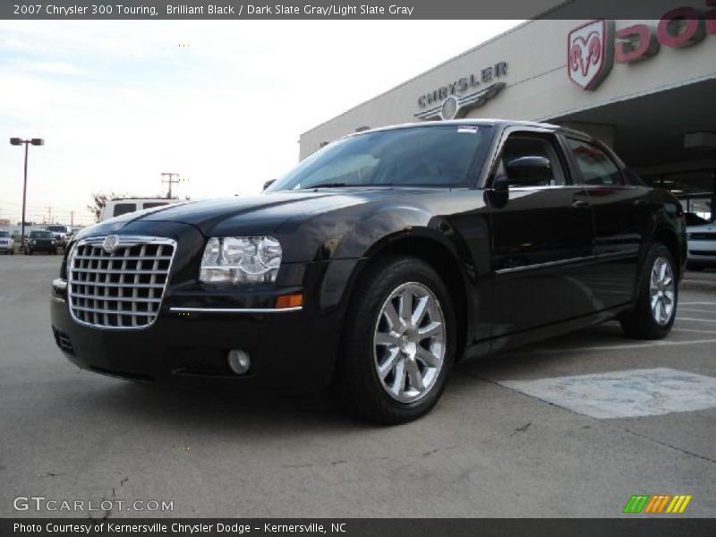 Brilliant Black / Dark Slate Gray/Light Slate Gray 2007 Chrysler 300 Touring
