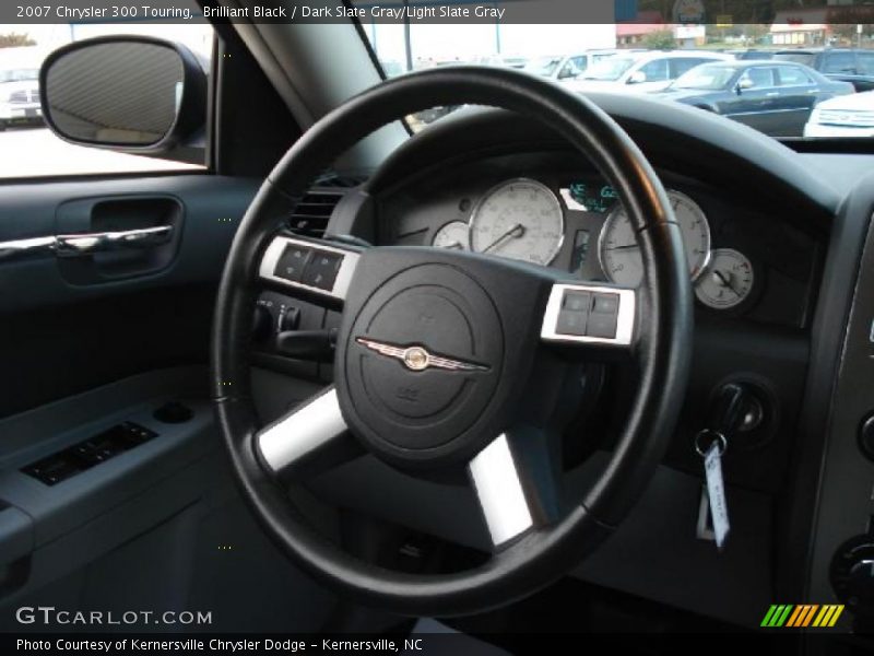 Brilliant Black / Dark Slate Gray/Light Slate Gray 2007 Chrysler 300 Touring