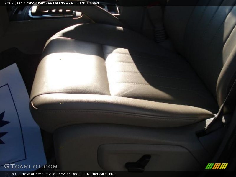 Black / Khaki 2007 Jeep Grand Cherokee Laredo 4x4