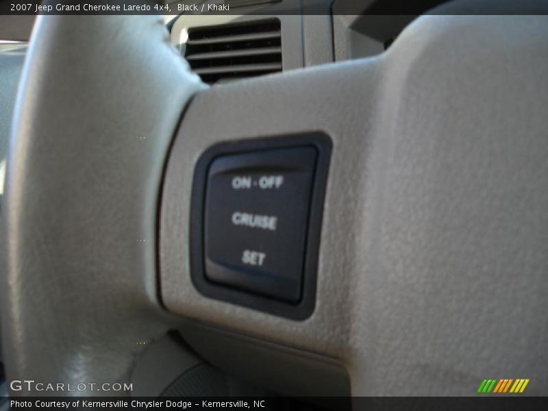 Black / Khaki 2007 Jeep Grand Cherokee Laredo 4x4