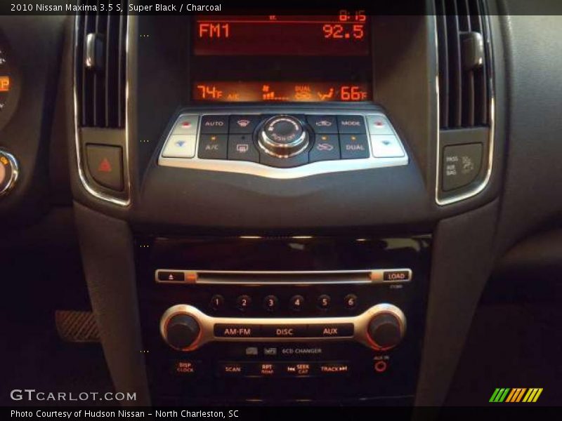 Controls of 2010 Maxima 3.5 S