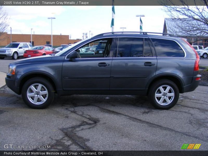 Titanium Gray Metallic / Taupe 2005 Volvo XC90 2.5T