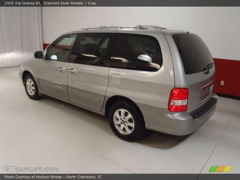 Diamond Silver Metallic / Gray 2005 Kia Sedona EX
