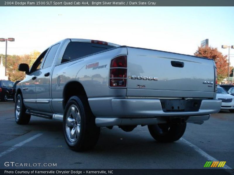 Bright Silver Metallic / Dark Slate Gray 2004 Dodge Ram 1500 SLT Sport Quad Cab 4x4