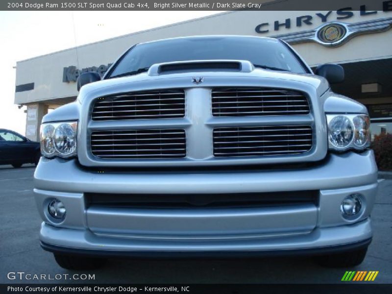 Bright Silver Metallic / Dark Slate Gray 2004 Dodge Ram 1500 SLT Sport Quad Cab 4x4