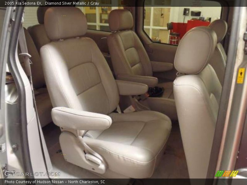 Diamond Silver Metallic / Gray 2005 Kia Sedona EX