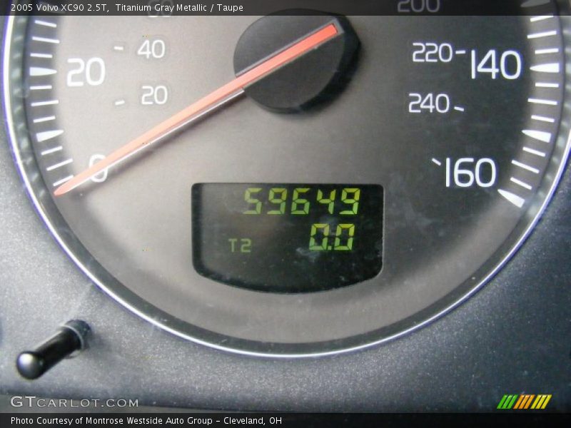 Titanium Gray Metallic / Taupe 2005 Volvo XC90 2.5T