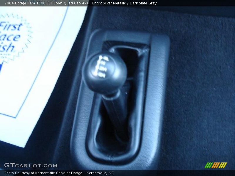 Bright Silver Metallic / Dark Slate Gray 2004 Dodge Ram 1500 SLT Sport Quad Cab 4x4
