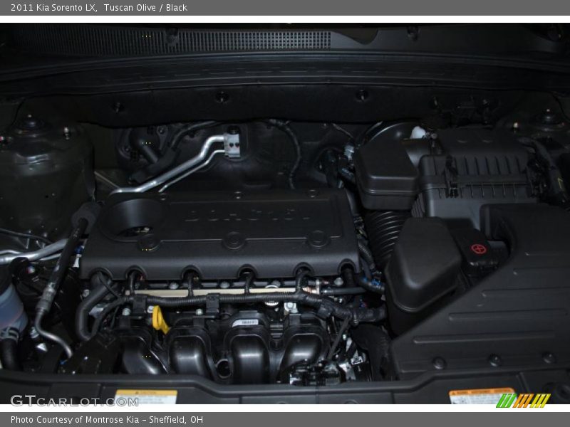  2011 Sorento LX Engine - 2.4 Liter DOHC 16-Valve Dual CVVT 4 Cylinder