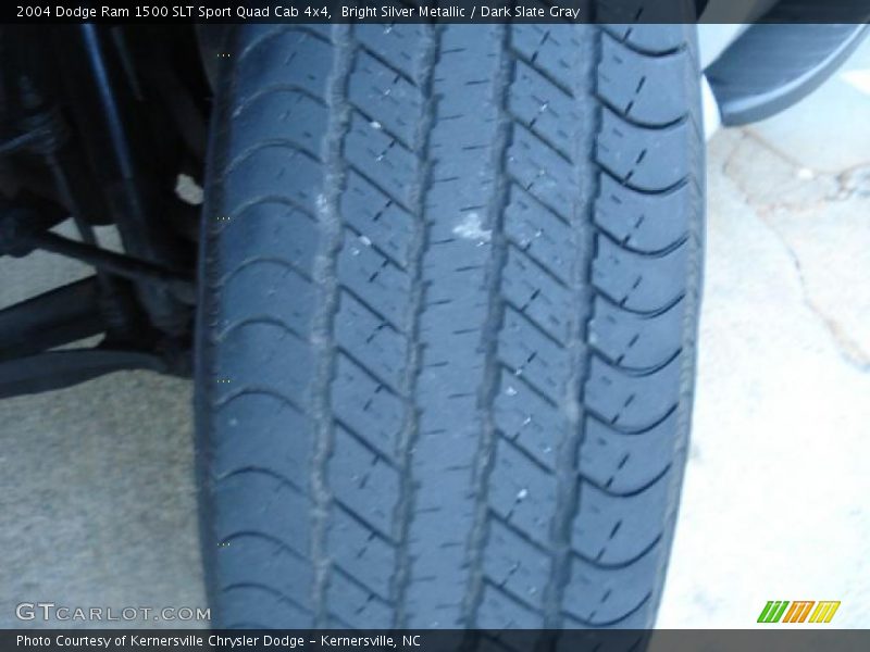 Bright Silver Metallic / Dark Slate Gray 2004 Dodge Ram 1500 SLT Sport Quad Cab 4x4