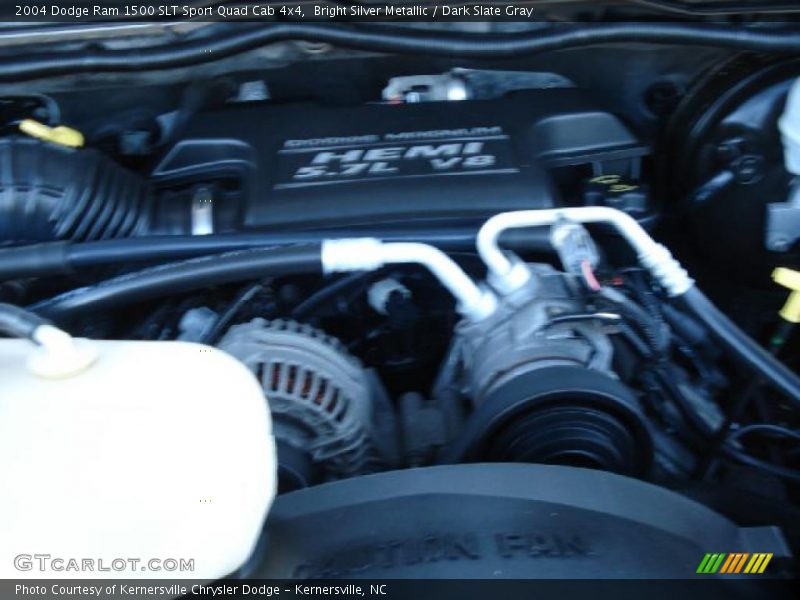 Bright Silver Metallic / Dark Slate Gray 2004 Dodge Ram 1500 SLT Sport Quad Cab 4x4
