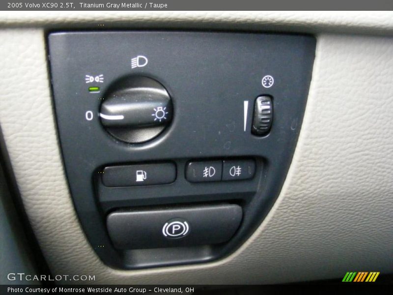 Controls of 2005 XC90 2.5T