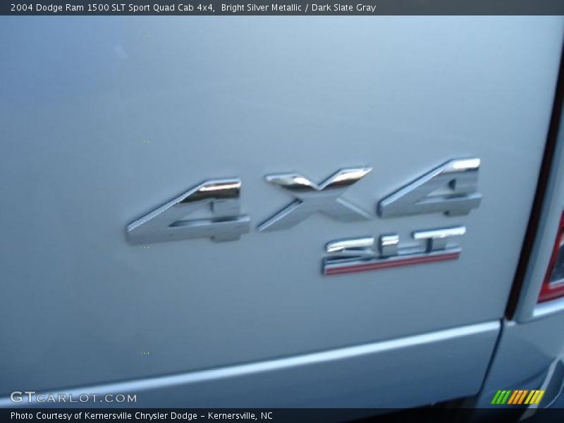 Bright Silver Metallic / Dark Slate Gray 2004 Dodge Ram 1500 SLT Sport Quad Cab 4x4