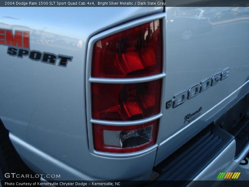 Bright Silver Metallic / Dark Slate Gray 2004 Dodge Ram 1500 SLT Sport Quad Cab 4x4