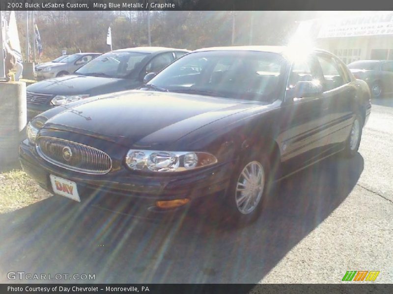 Ming Blue Metallic / Graphite 2002 Buick LeSabre Custom