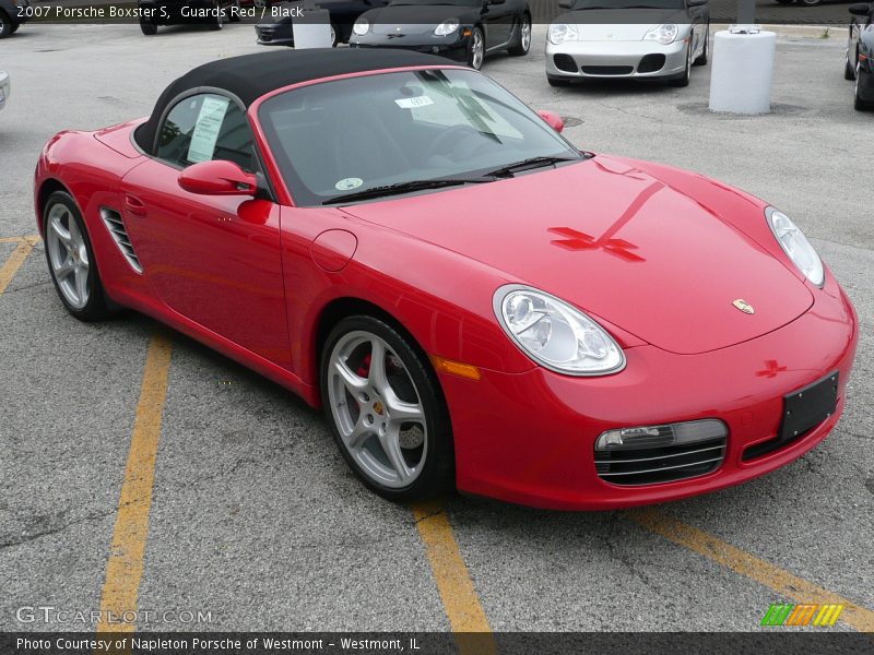 Guards Red / Black 2007 Porsche Boxster S