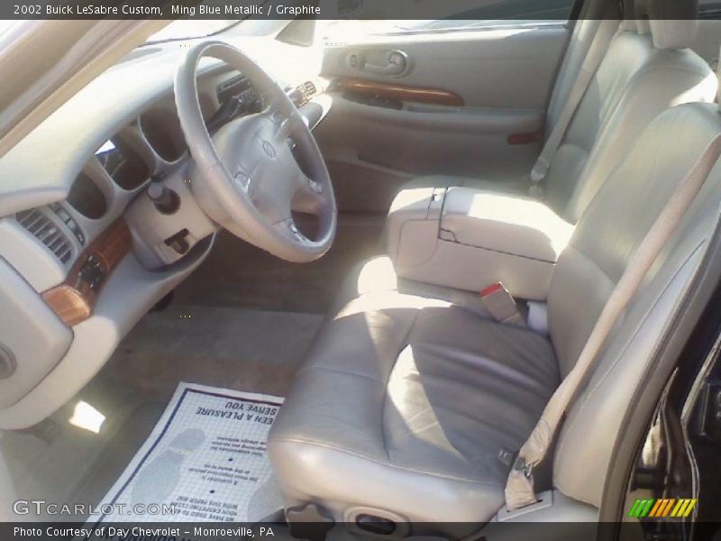 Ming Blue Metallic / Graphite 2002 Buick LeSabre Custom