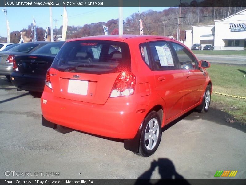 Victory Red / Charcoal 2008 Chevrolet Aveo Aveo5 LS