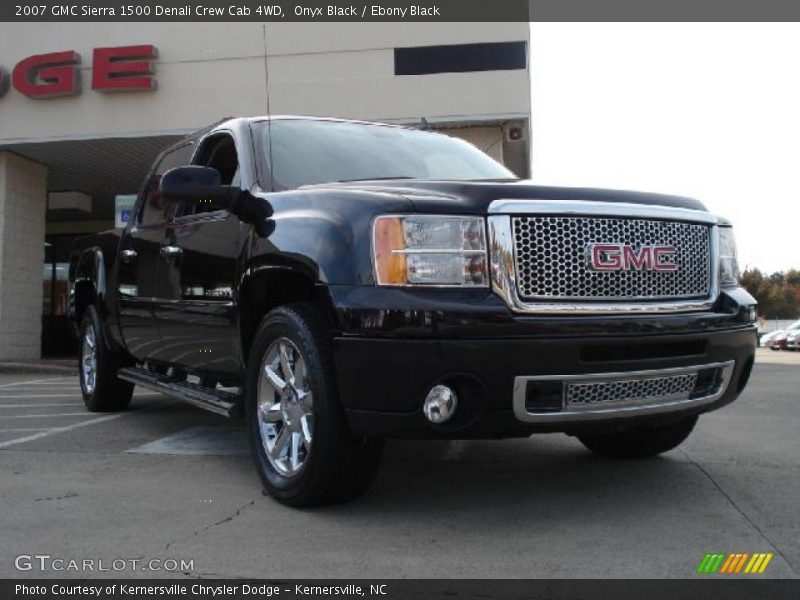 Onyx Black / Ebony Black 2007 GMC Sierra 1500 Denali Crew Cab 4WD