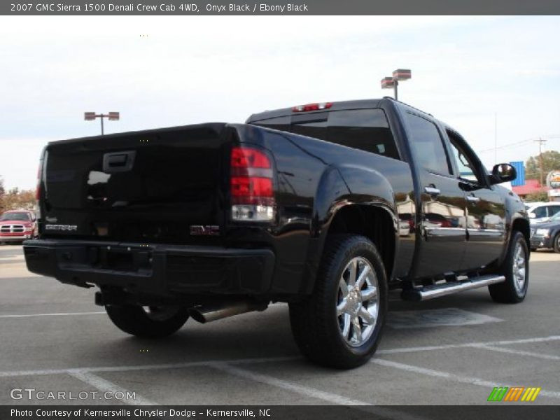 Onyx Black / Ebony Black 2007 GMC Sierra 1500 Denali Crew Cab 4WD