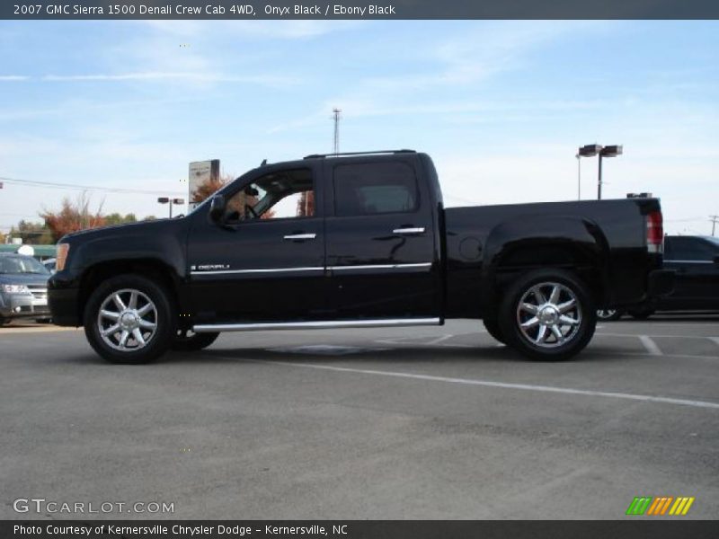 Onyx Black / Ebony Black 2007 GMC Sierra 1500 Denali Crew Cab 4WD