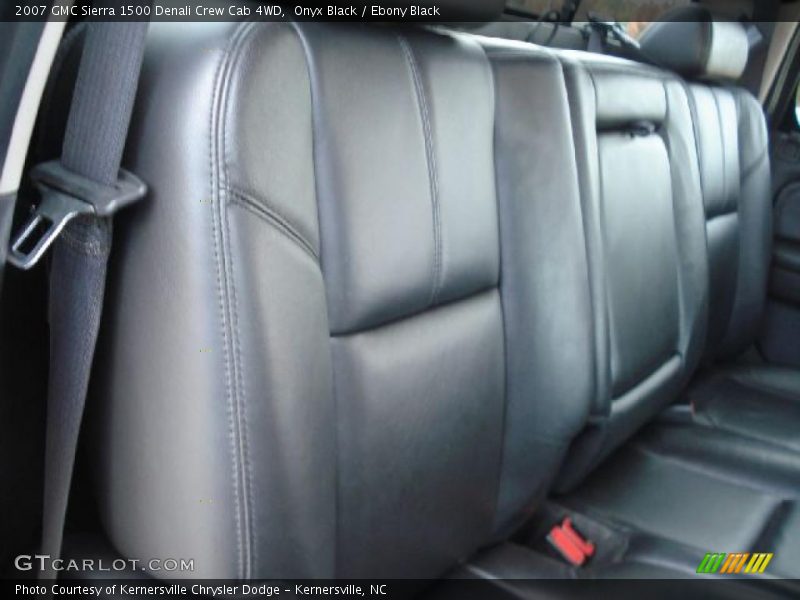  2007 Sierra 1500 Denali Crew Cab 4WD Ebony Black Interior