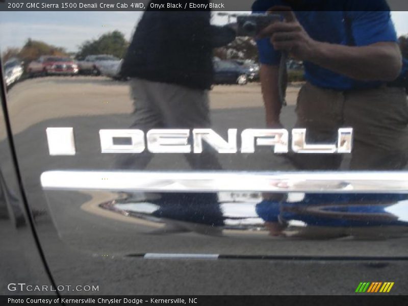 Onyx Black / Ebony Black 2007 GMC Sierra 1500 Denali Crew Cab 4WD