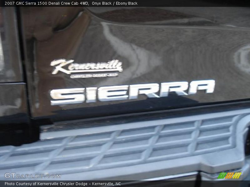 Onyx Black / Ebony Black 2007 GMC Sierra 1500 Denali Crew Cab 4WD