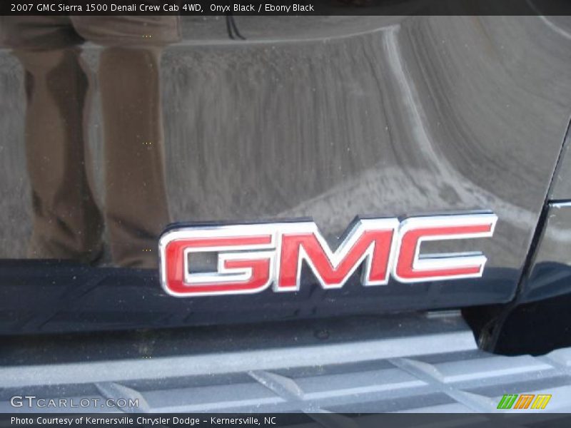Onyx Black / Ebony Black 2007 GMC Sierra 1500 Denali Crew Cab 4WD