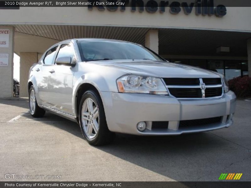 Bright Silver Metallic / Dark Slate Gray 2010 Dodge Avenger R/T