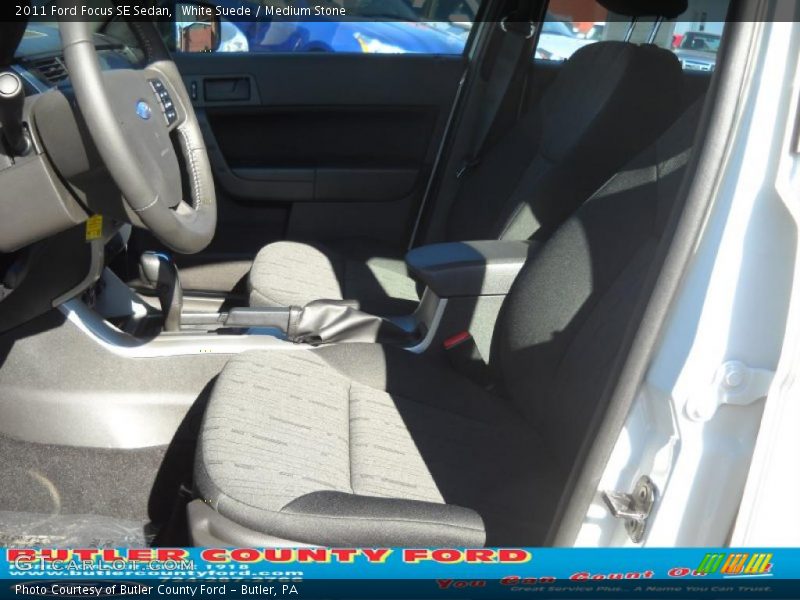 White Suede / Medium Stone 2011 Ford Focus SE Sedan