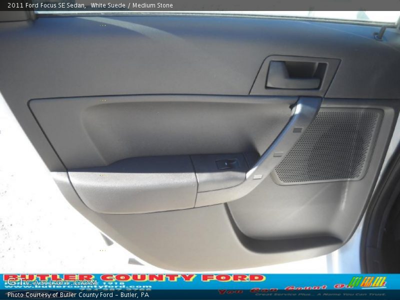 White Suede / Medium Stone 2011 Ford Focus SE Sedan