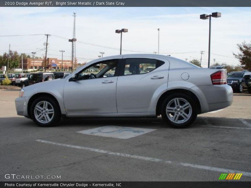 Bright Silver Metallic / Dark Slate Gray 2010 Dodge Avenger R/T
