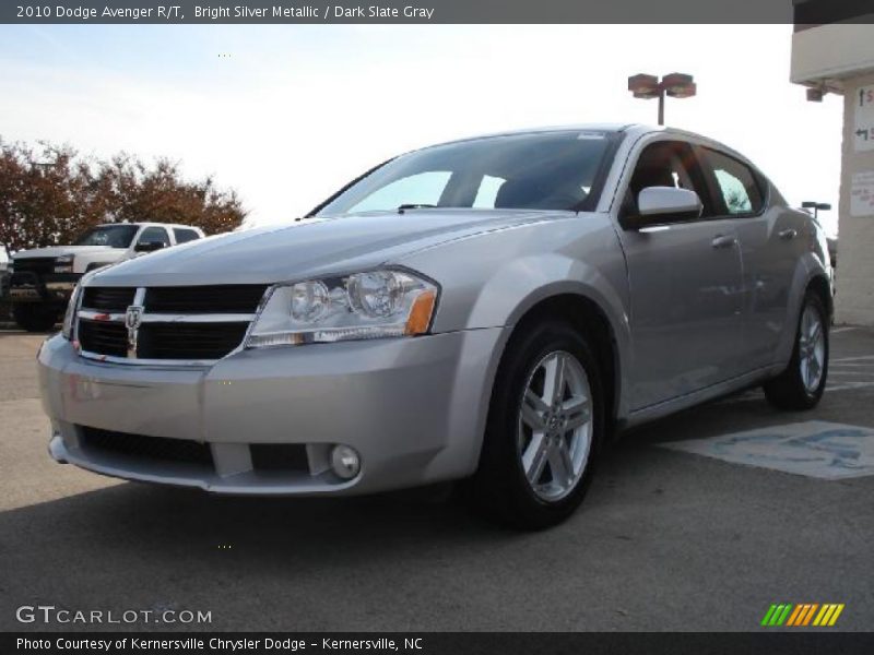Bright Silver Metallic / Dark Slate Gray 2010 Dodge Avenger R/T