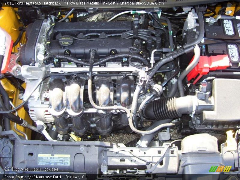 2011 Fiesta SES Hatchback Engine - 1.6 Liter DOHC 16-Valve Ti-VCT Duratec 4 Cylinder