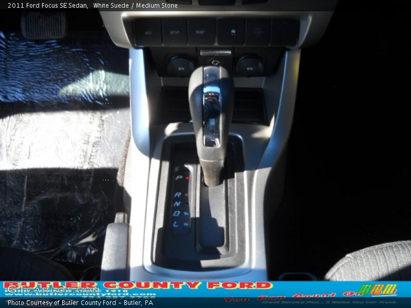 White Suede / Medium Stone 2011 Ford Focus SE Sedan