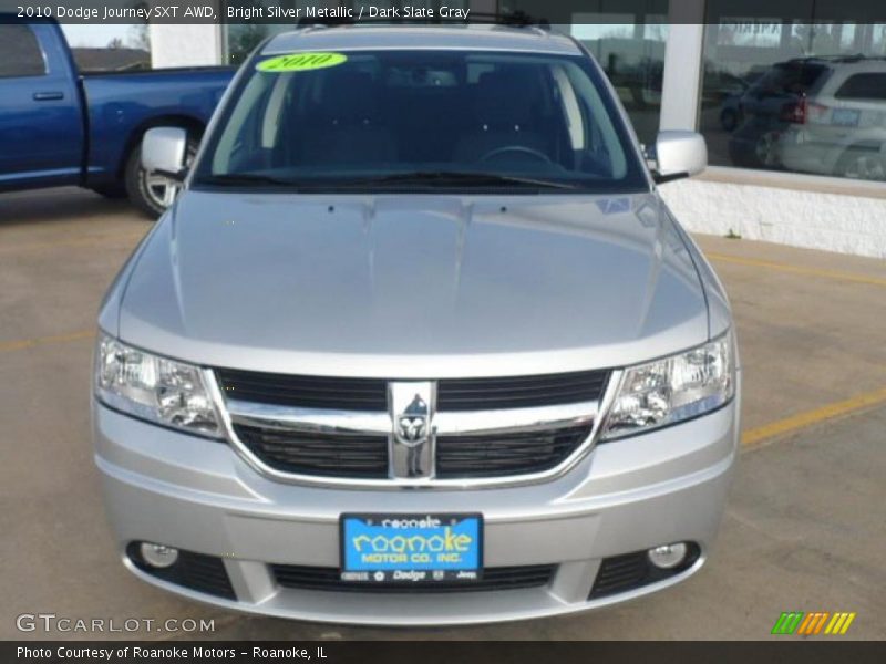 Bright Silver Metallic / Dark Slate Gray 2010 Dodge Journey SXT AWD