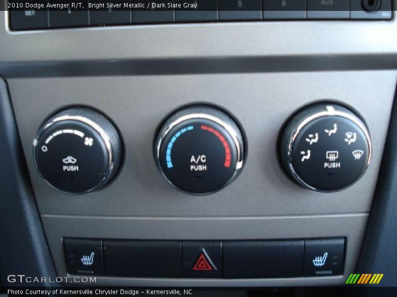 Bright Silver Metallic / Dark Slate Gray 2010 Dodge Avenger R/T