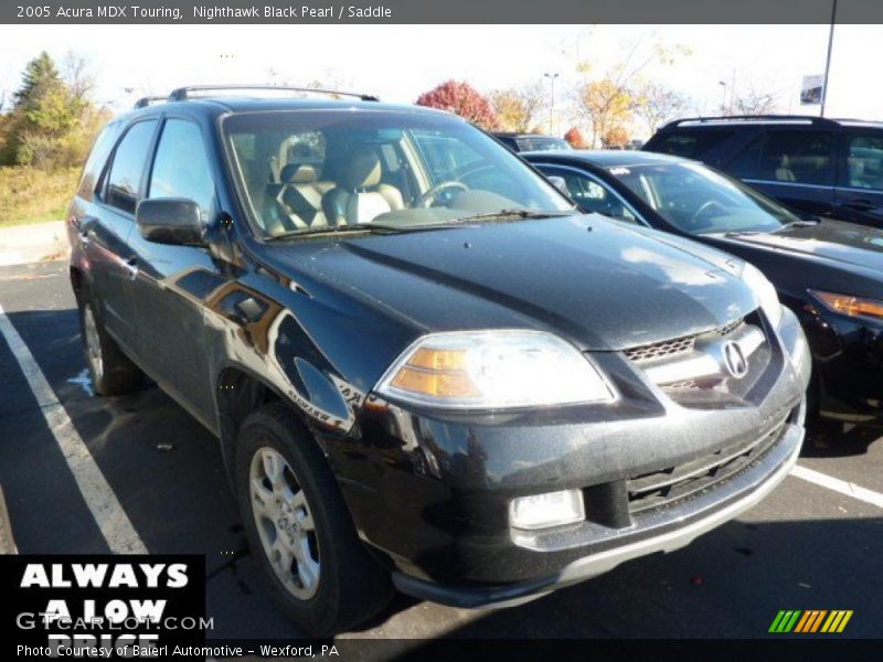 Nighthawk Black Pearl / Saddle 2005 Acura MDX Touring