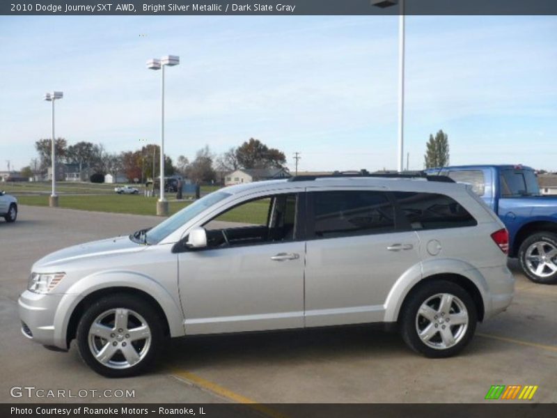 Bright Silver Metallic / Dark Slate Gray 2010 Dodge Journey SXT AWD