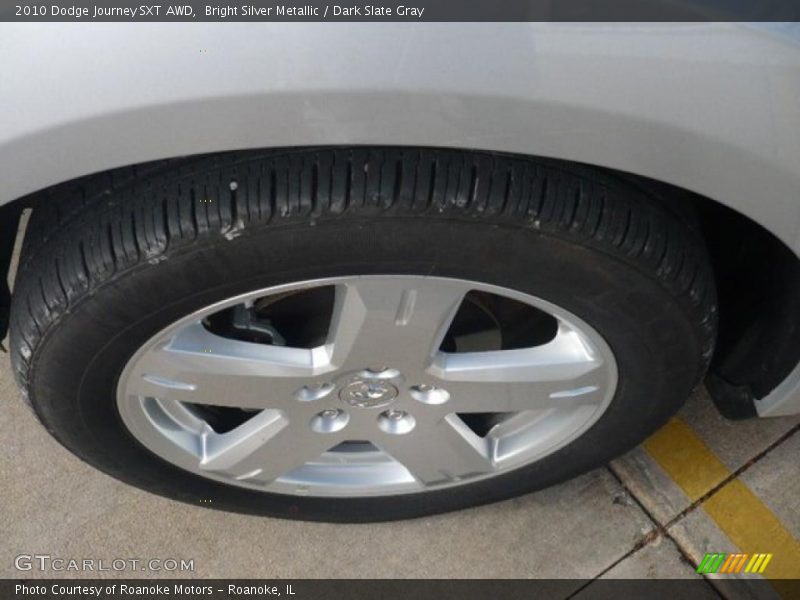 Bright Silver Metallic / Dark Slate Gray 2010 Dodge Journey SXT AWD