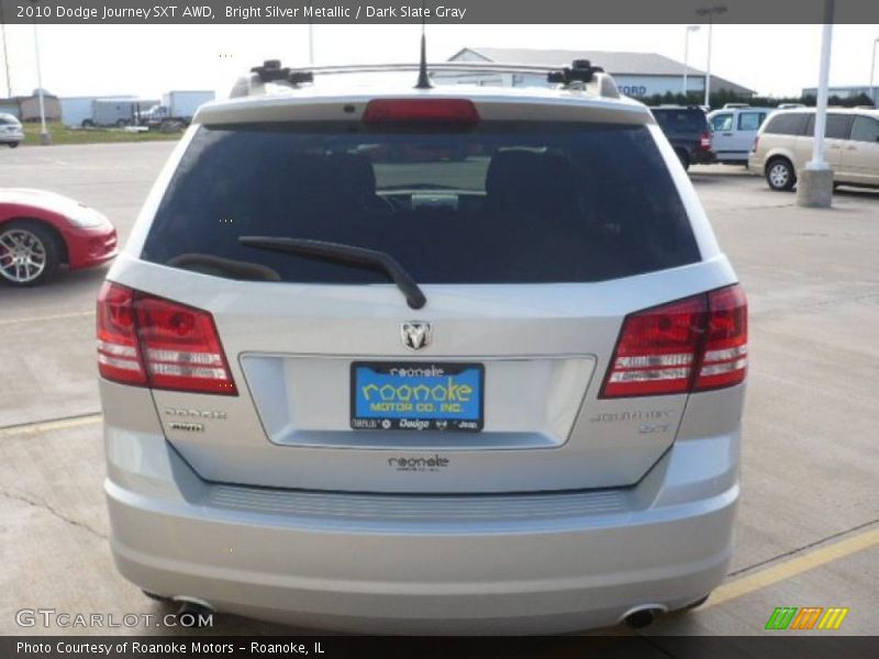 Bright Silver Metallic / Dark Slate Gray 2010 Dodge Journey SXT AWD