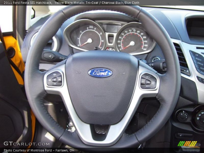  2011 Fiesta SES Hatchback Steering Wheel