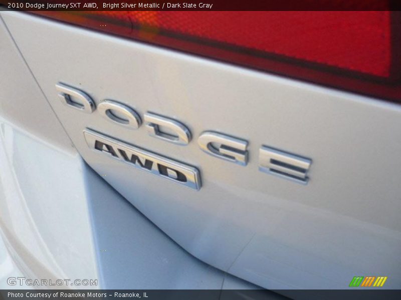 Bright Silver Metallic / Dark Slate Gray 2010 Dodge Journey SXT AWD
