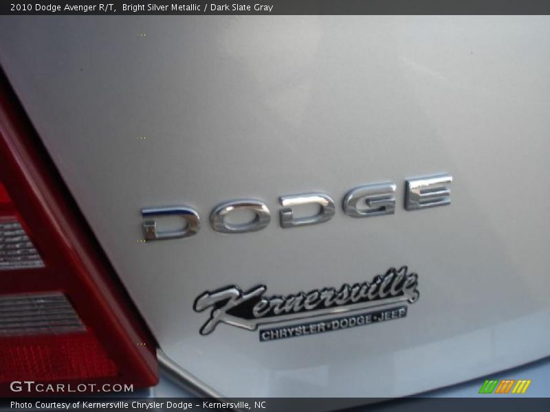 Bright Silver Metallic / Dark Slate Gray 2010 Dodge Avenger R/T